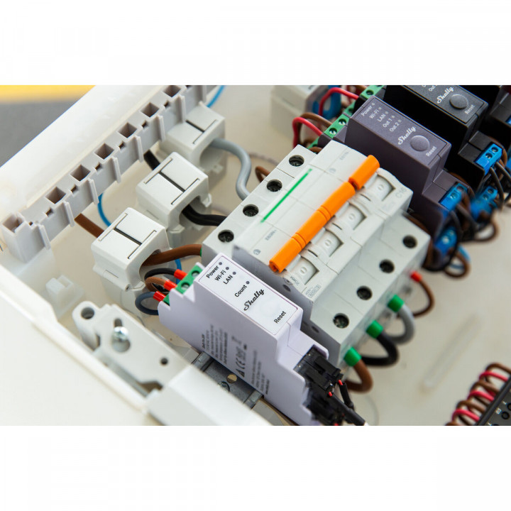 Wi-Fi schakelmodule Shelly PRO 3EM 120A Wi-Fi