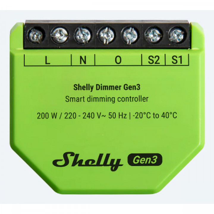 Wi-Fi schakelmodule Shelly Gen 3 220-240 V