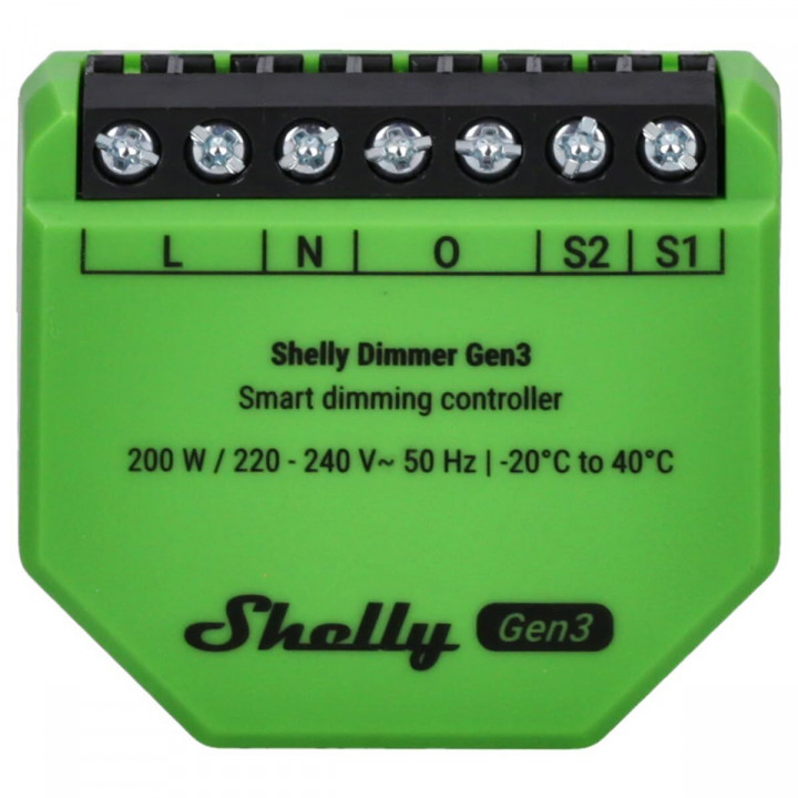 Wi-Fi schakelmodule Shelly Gen 3 220-240 V