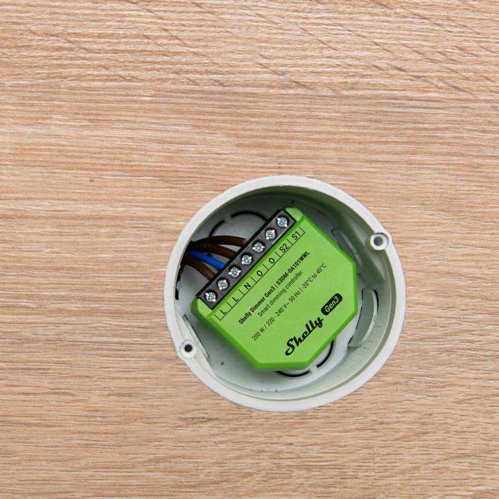 Modulo interruttore Wi-Fi Shelly Gen 3 220-240 V