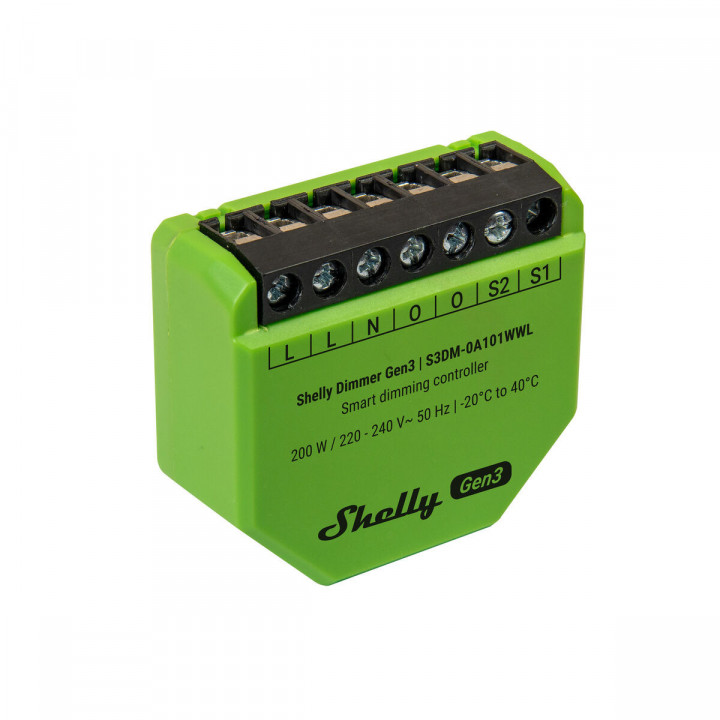 Wi-Fi schakelmodule Shelly Gen 3 220-240 V