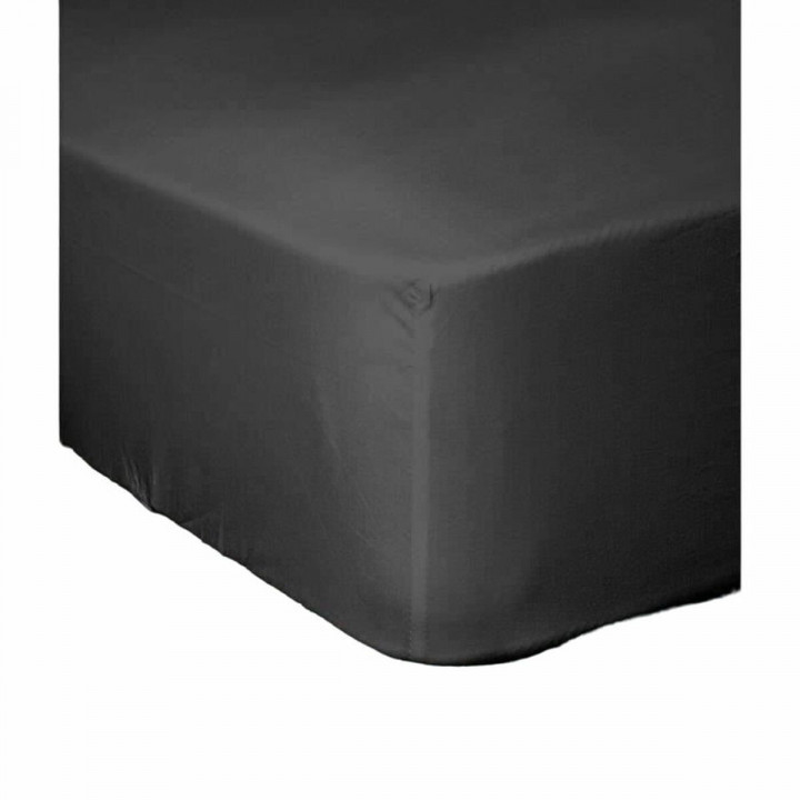 Lenzuolo con angoli aderenti Lovely Home Grigio Grigio scuro Letto singolo 90 x 190