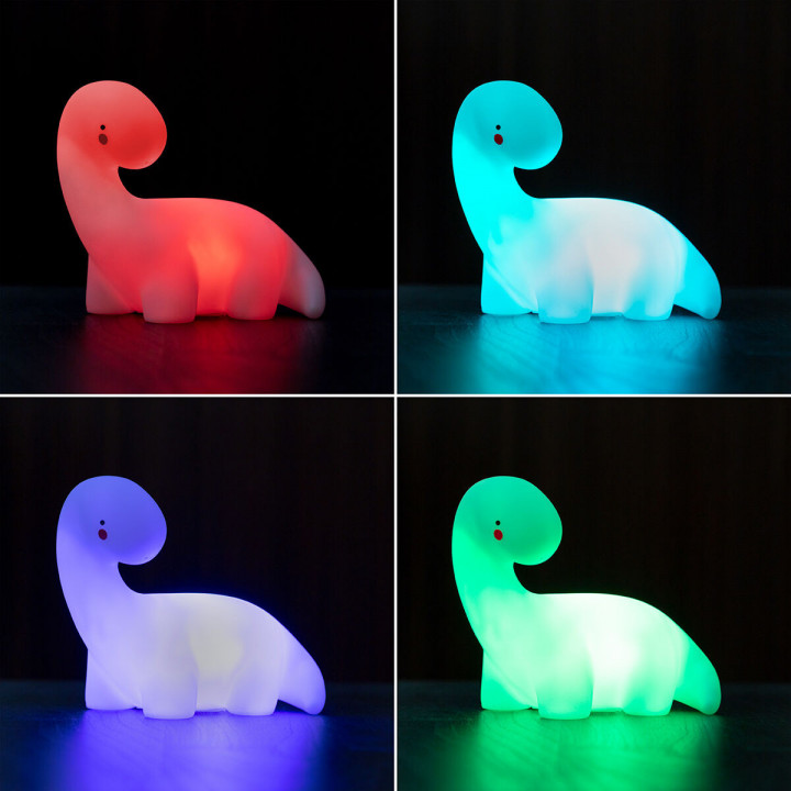 Dinosaurus Veelkleurige LED-lamp Lightosaurus InnovaGoods