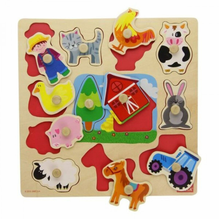 Houten Kinderpuzzel Goula 53025 (12 pcs)