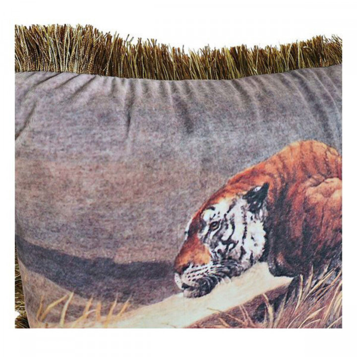 Cushion DKD Home Decor Aluminium Colonial Jungle (2 Units) (2 Pieces)