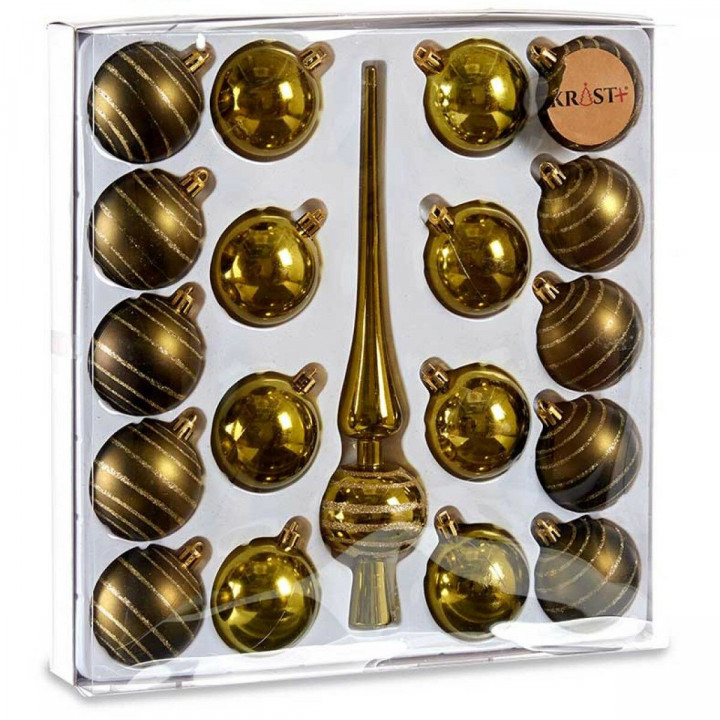 Kerstversiering Krist+ Groen PVC Ophangdecoratie 19 Onderdelen