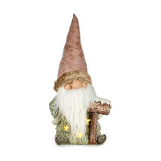Decoratieve figuren Krist+ Wit Bruin Groen Roze Elf 21 x 58 x 27 cm
