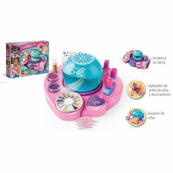 Set dei Manicure Clementoni Cool Nails Art Multicolore