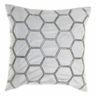 Cuscino DKD Home Decor Velluto Geometrico (45 x 45 cm)