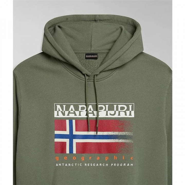 Kinderhoodie Napapijri B-Kreis H Donkergroen