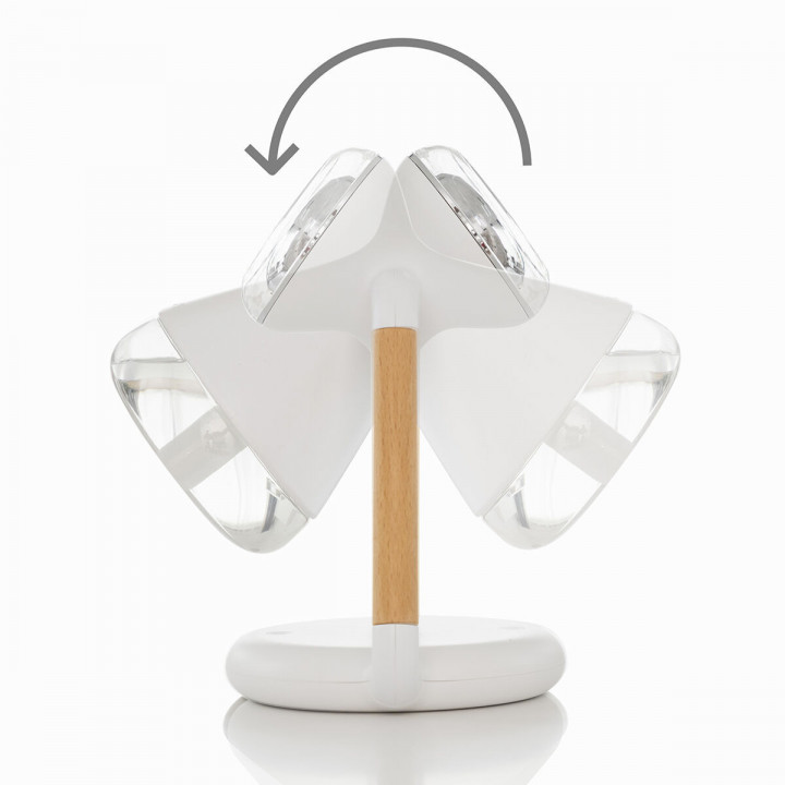 Humidificateur Diffuseur d'Arômes et Chargeur Sans Fil 3 en 1 Misvolt InnovaGoods