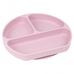 Piatto in silicone con ventosa Safta M923 Silicone Ventosa Rosa (20,5 x 2,5 x 18 cm)