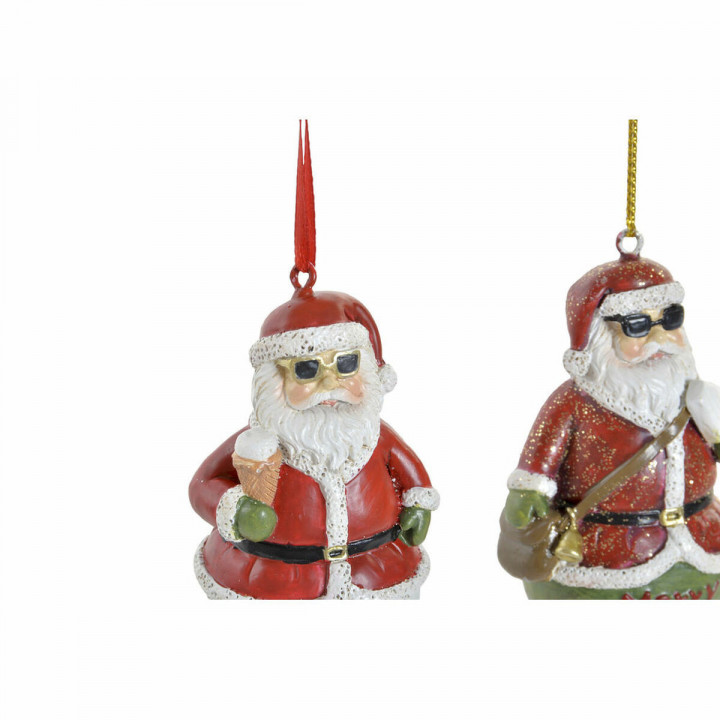 Dekoration zum Aufhängen DKD Home Decor Weihnachten Harz (2 pcs) (4.5 x 3 x 7 cm)