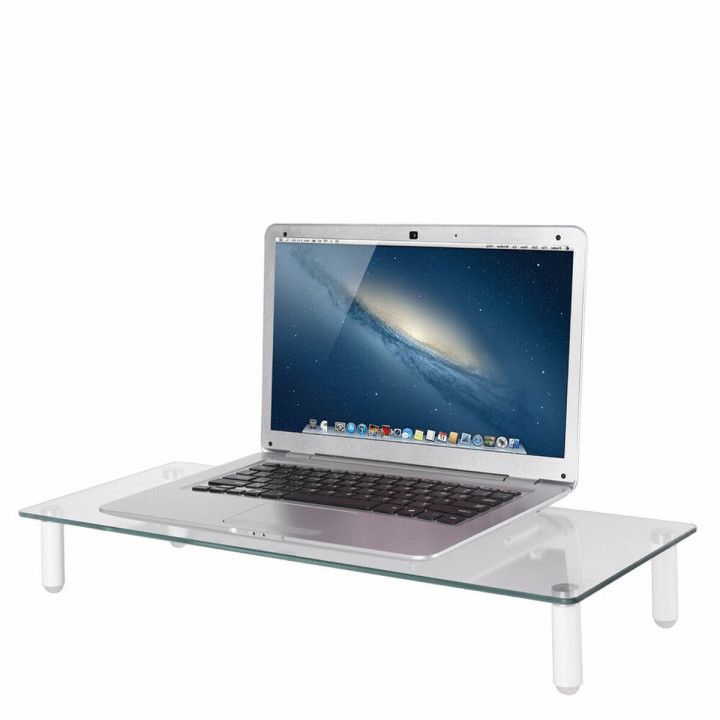 Tavolino TV Neomounts NSMONITOR10 Nero Trasparente