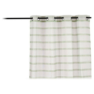 Rideau Gift Decor Vert 140 x 0,1 x 260 cm Visillo Rayures