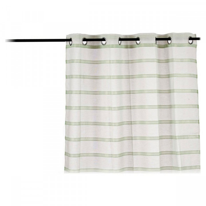 Rideau Gift Decor Vert 140 x 0,1 x 260 cm Visillo Rayures