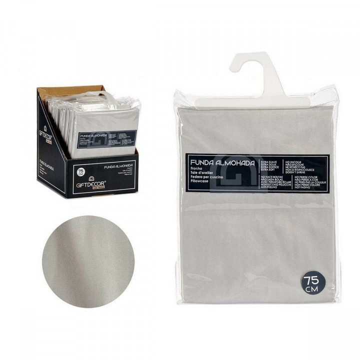 Taie d'oreiller Gift Decor Gris 45 x 0,3 x 90 cm 15,5 x 21 x 1,5 cm 16 x 21 x 0,2 cm