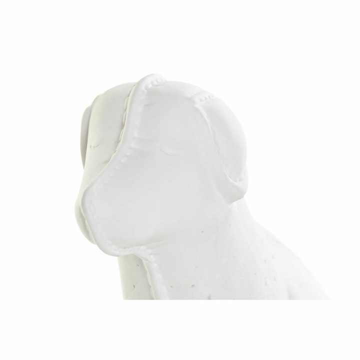 Lámpara de mesa DKD Home Decor 25 x 10 x 19 cm Porcelana Blanco 220 V 25 W