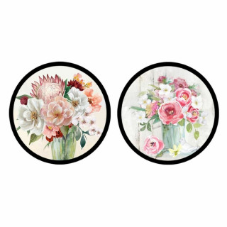 Canvas DKD Home Decor polystyrene Canvas 80 x 3 x 80 cm