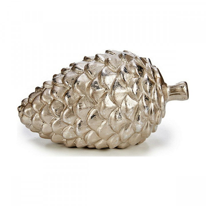 Decorative Figure Krist+ Golden Silver Pineapple 9 x 10 x 16 cm