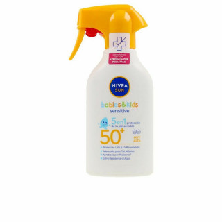 Zonnebrandspray voor Kinderen Nivea Sun Kids Sensitive Spf 50+ 270 ml
