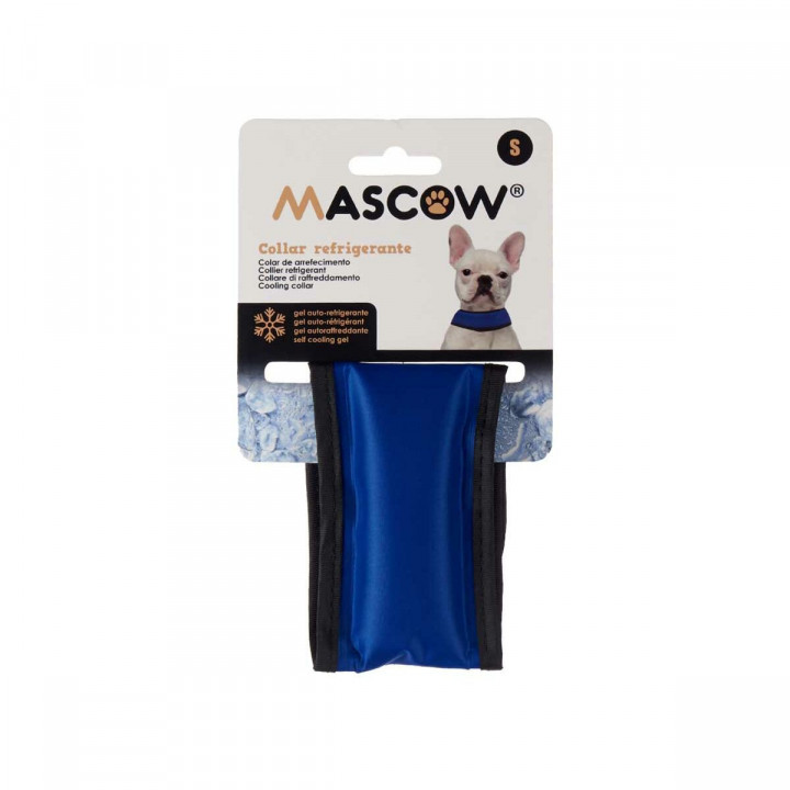 Dog collar Mascow Blue Black 6,3 x 1 x 30 cm Coolant