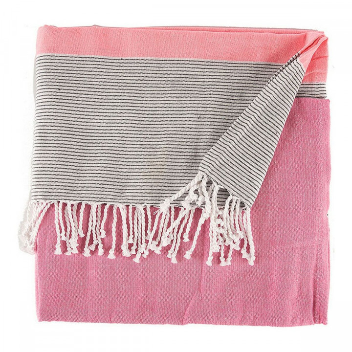 Foulard Multiusos Gift Decor Rosa 160 x 200 cm 40 x 9 x 8 cm Rayas