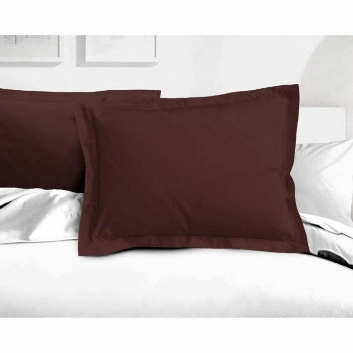 Ensemble de taies d'oreiller Lovely Home LH71587 Marron 50 x 70 cm 2 Unités