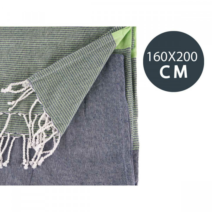 Foulard Multiuso Gift Decor Verde 40 x 9 x 8 cm Righe