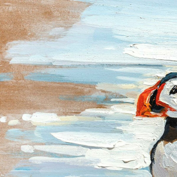 Canvas DKD Home Decor Pijnboom Canvas 45 x 2,7 x 45 cm