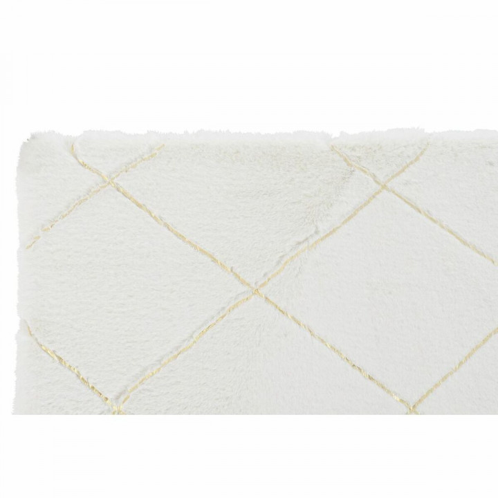 Teppich DKD Home Decor Weiß Moderne (120 x 180 x 2,2 cm)