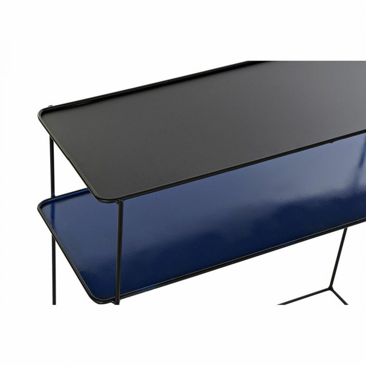Juego de muebles DKD Home Decor Azul Negro 70 x 27 x 45 cm 40 x 27 x 45 cm 80 x 27 x 65 cm 80 x 27,5 x 65 cm