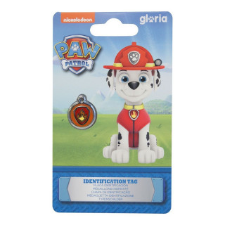 Naamplaatje voor halsband The Paw Patrol Marshall Maat S
