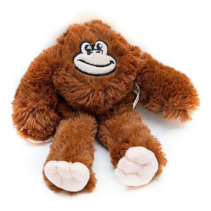 Soft toy for dogs Gloria Miza Brown Polyester polypropylene Monkey