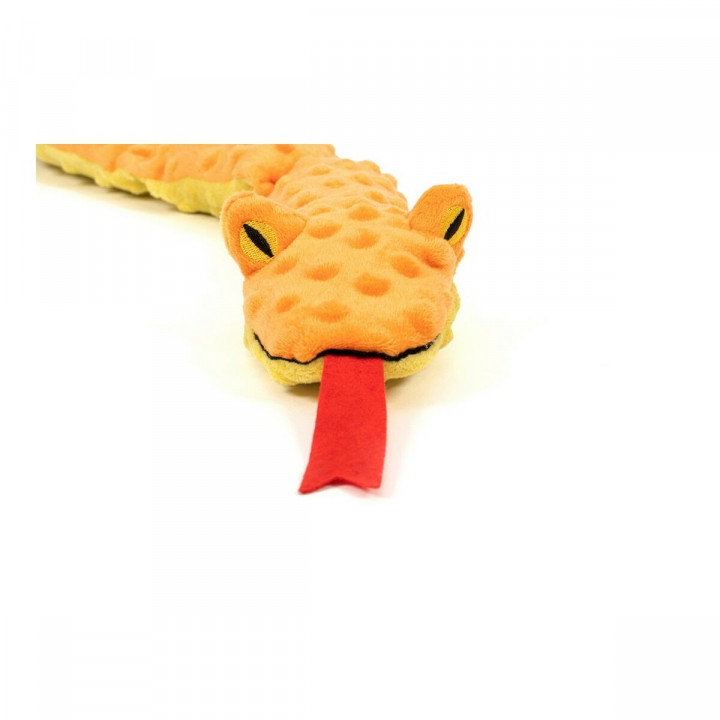 Peluche para perros Gloria Dogmonsters Naranja 100 % poliéster Serpiente 65 x 5 x 6 cm