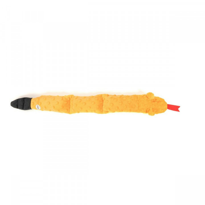 Knuffel voor honden Gloria Dogmonsters Oranje 100 % polyester Slang 65 x 5 x 6 cm