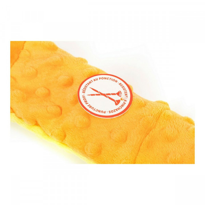 Knuffel voor honden Gloria Dogmonsters Oranje 100 % polyester Slang 65 x 5 x 6 cm