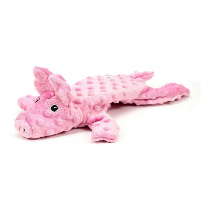 Peluche per cani Gloria Dogmonsters Rosa 100 % poliestere Maiale 34 x 9 cm