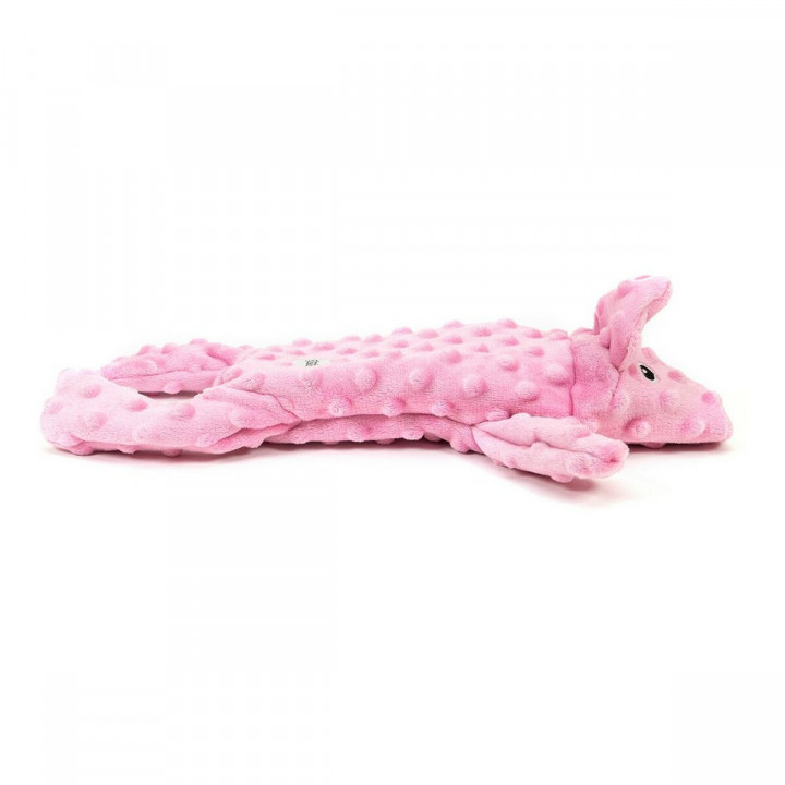 Peluche per cani Gloria Dogmonsters Rosa 100 % poliestere Maiale 34 x 9 cm