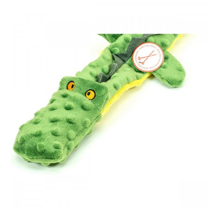 Peluche per cani Gloria Dogmonsters Verde 100 % poliestere Coccodrillo 65 x 5 x 6 cm