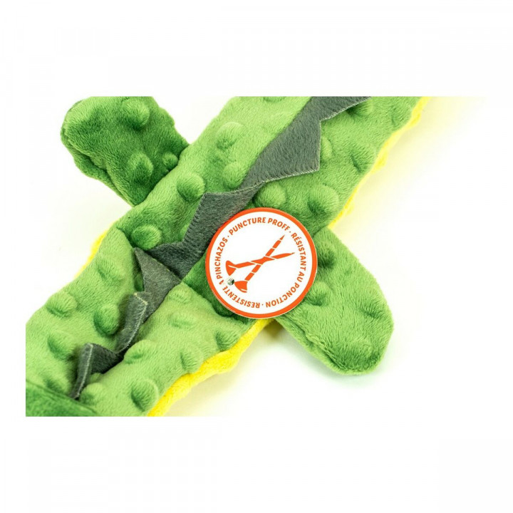 Peluche per cani Gloria Dogmonsters Verde 100 % poliestere Coccodrillo 65 x 5 x 6 cm