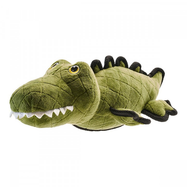 Peluche per cani Hunter Tough Verde Poliestere Coccodrillo 38 cm 27 cm