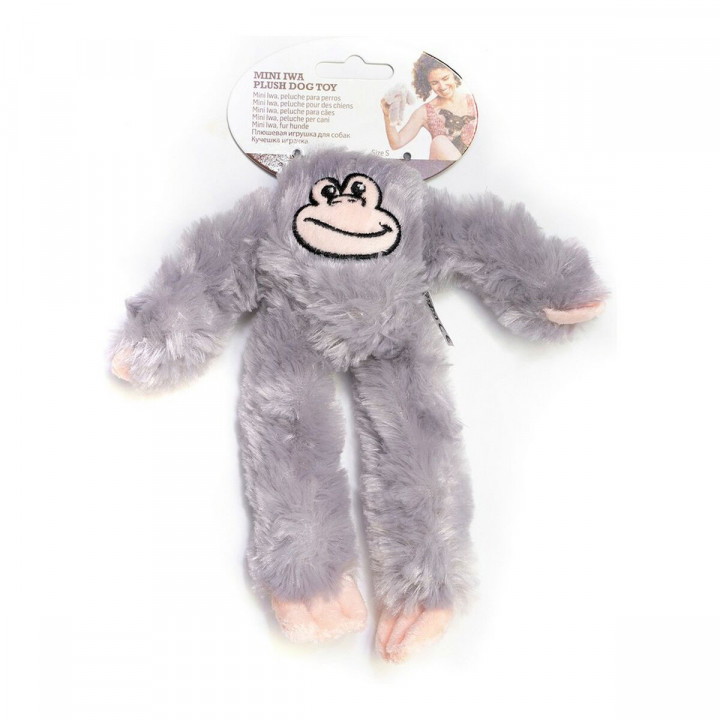 Peluche para perros Gloria Iwa Gris Poliéster Polipropileno Mono