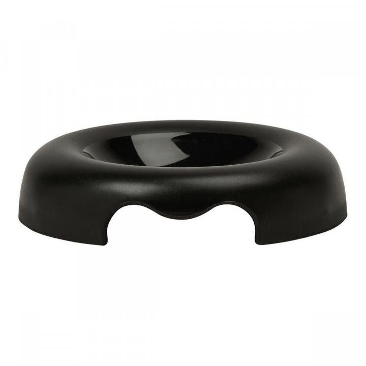 Voerbak voor katten United Pets Kitty Zwart 18 cm