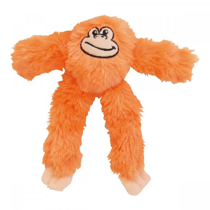 Knuffel voor honden Gloria Kika Oranje Polyester Polypropyleen Aap