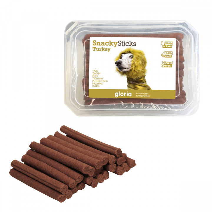 Snack pour chiens Gloria Snackys Sticks Poulet Dinde Bars