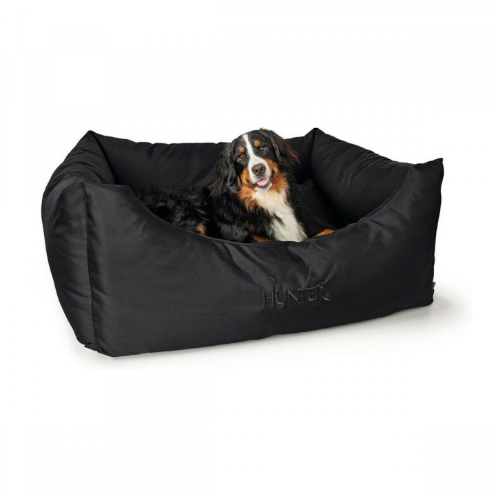 Bank voor honden Hunter Gent Zwart Polyester black (60 x 45 cm)