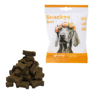 Hundesnack Gloria Display Snackys Ochs 30 x 75 g