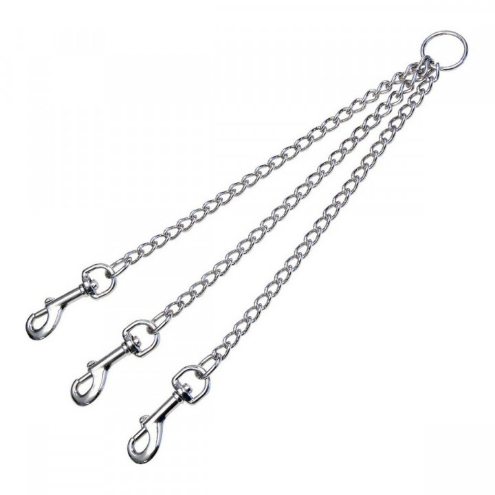 Koppeling voor 3-hondenriem Gloria 3mm x 38 cm