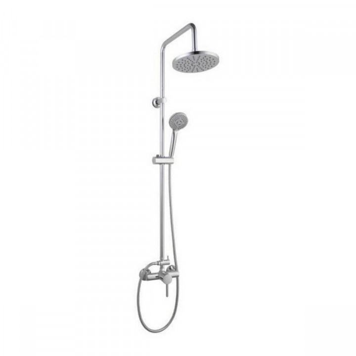 Colonne de douche Rousseau Gris Chrome 22 mm 150 mm